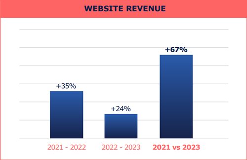 Website Revenue graph