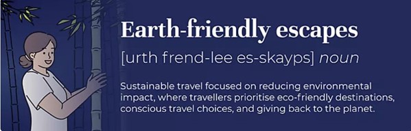 Earth-friendly escapes